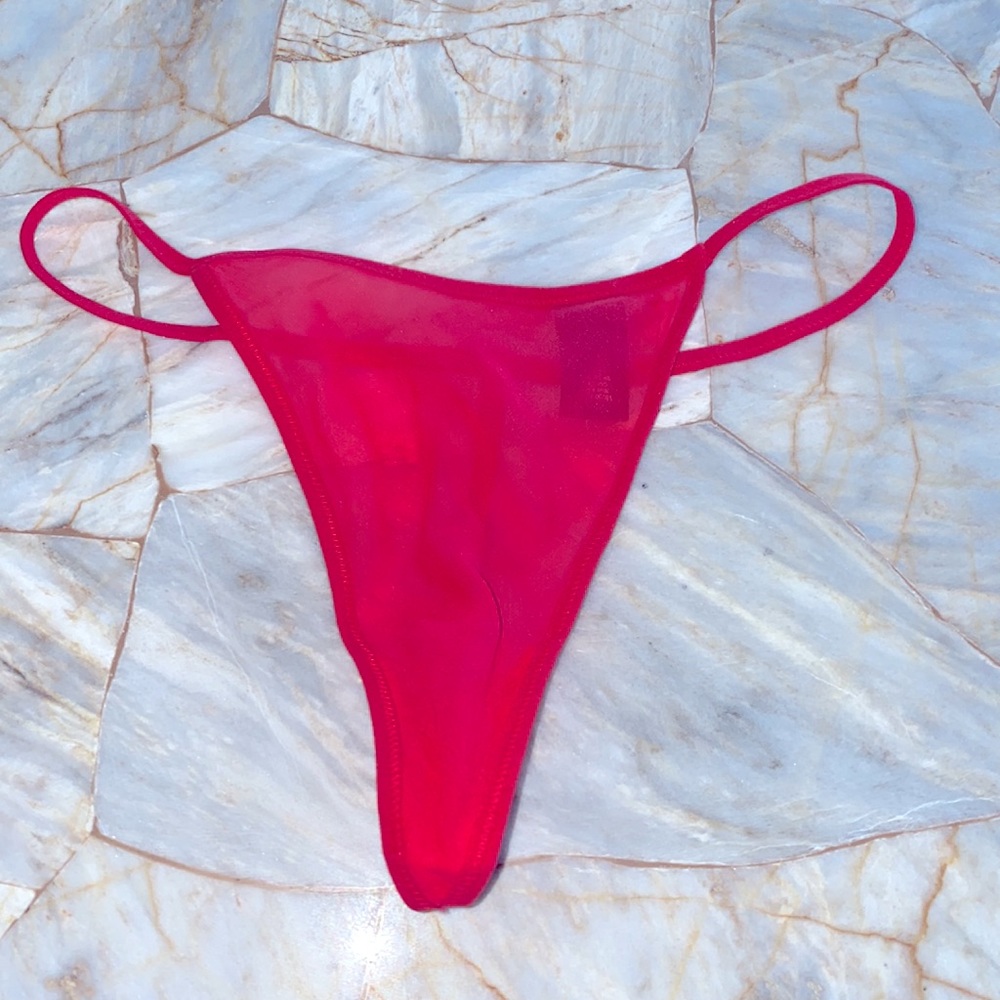 VS‎ V-String Very Sexy Thong Panty Mesh  XS